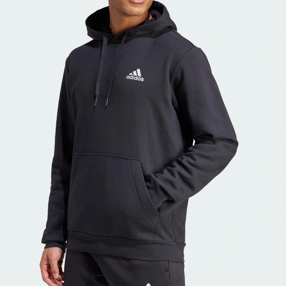 Adidas Men's Black Pullover Hoodie - Picture 2 of 5